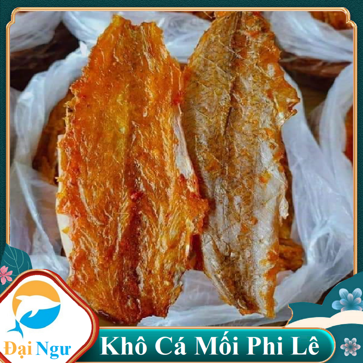 500gr khô cá mối vừa ăn, thịt dầy - đại ngư