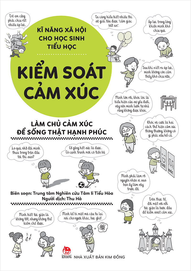 Kĩ năng xã hội cho học sinh tiểu học - Kiểm soát cảm xúc - NXB Kim Đồng