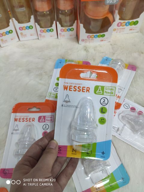 Núm Ti Cổ Hẹp Wesser Đủ Size