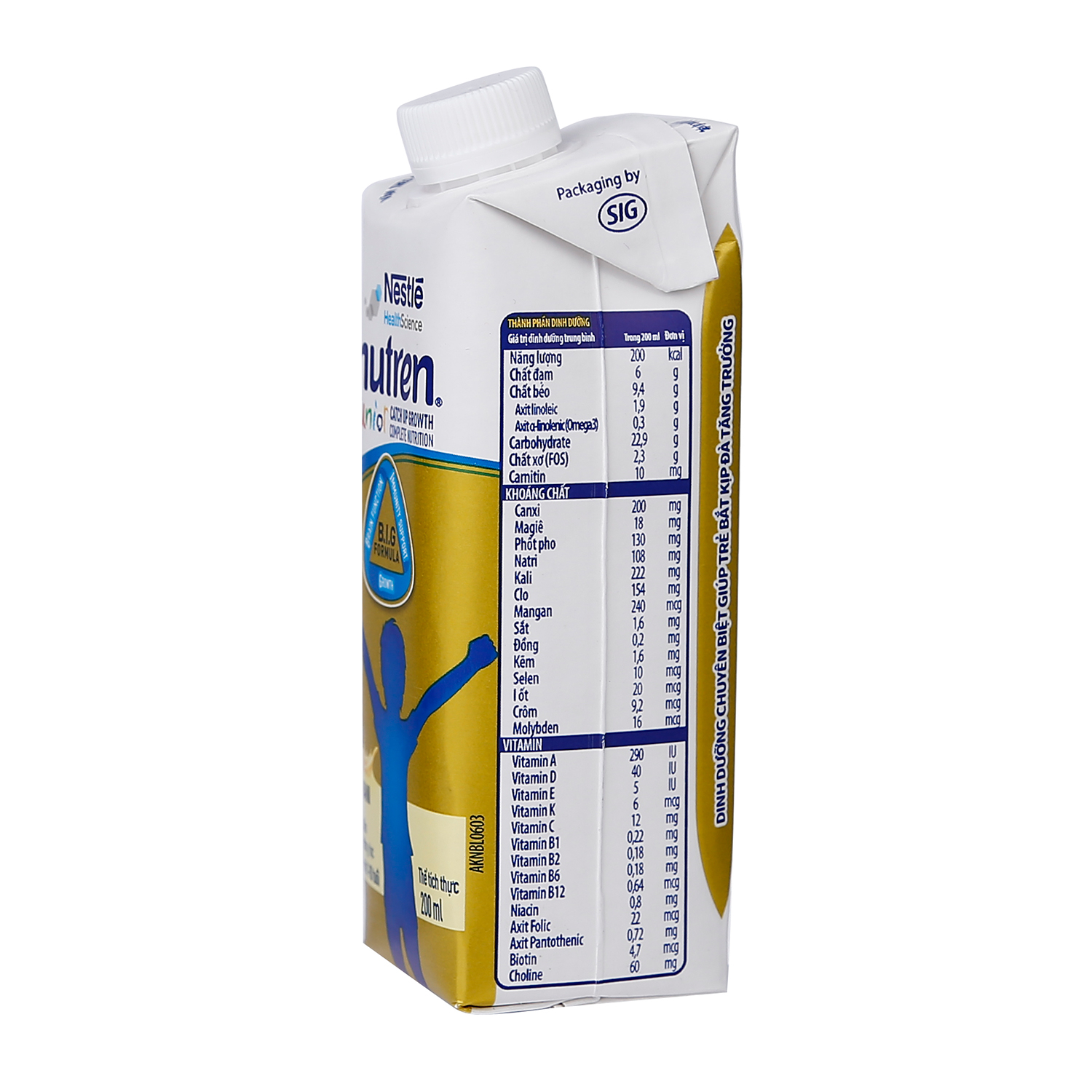 [Date 10.2025] Sữa nước Nutren Junior Pha Sẵn Hộp 200ml (1 hộp)