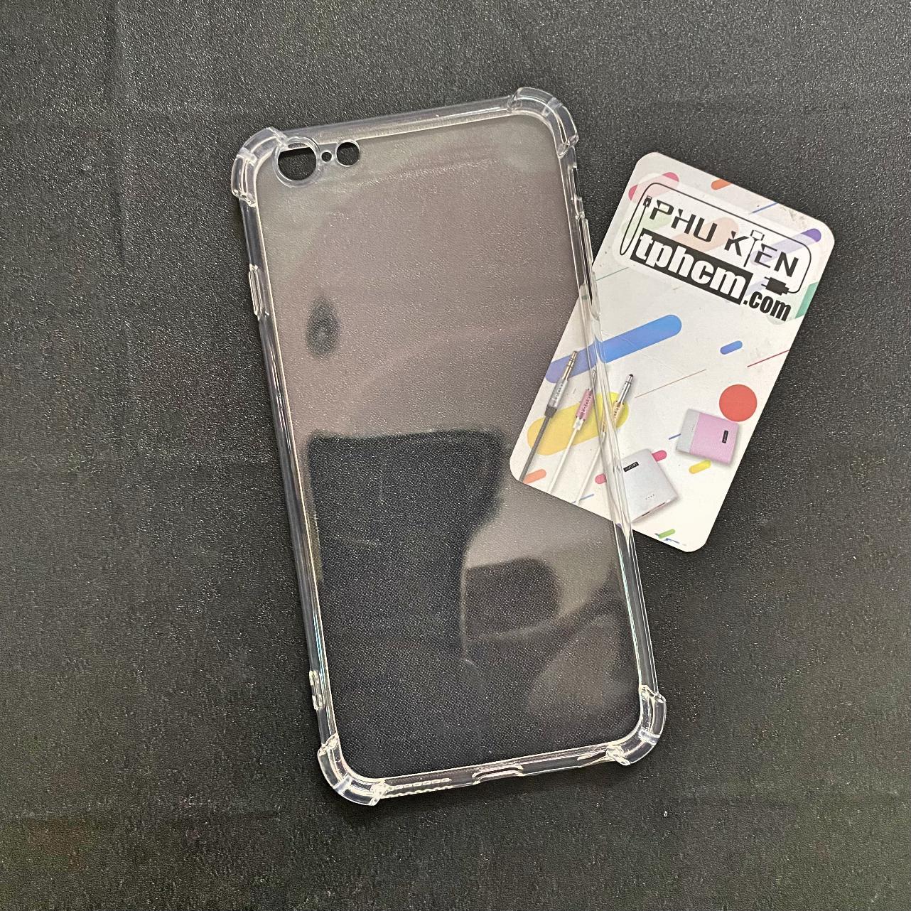 Ốp lưng iPhone 6 Plus - 6s Plus dẻo Trong suốt Chống sốc