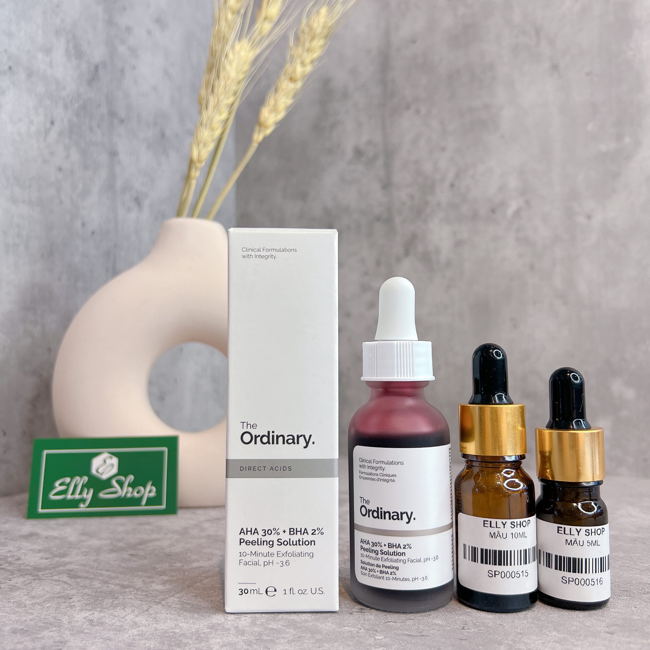 Tinh chất the ordinary aha 30% + bha 2% peeling solution 30ml