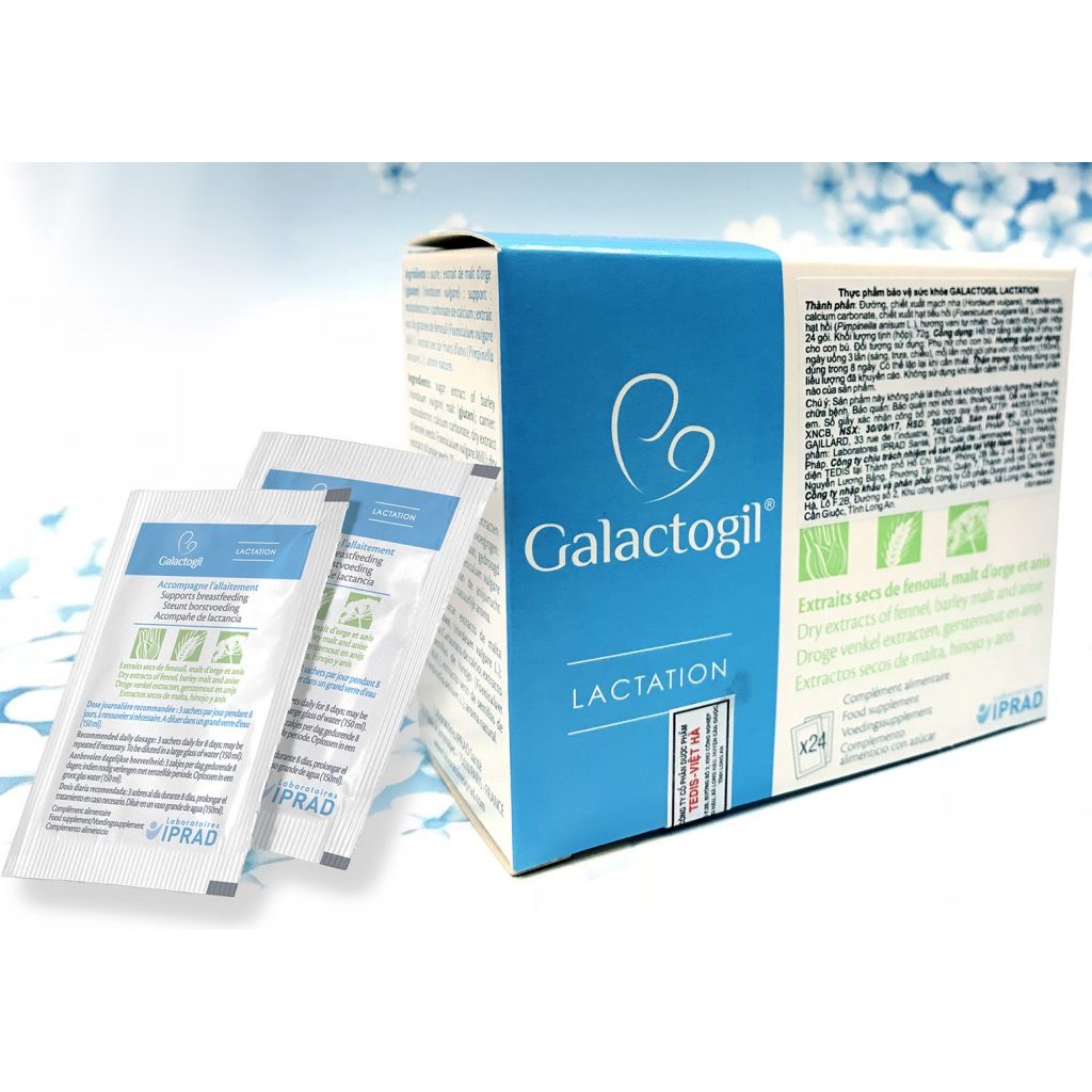 Cốm lợi sữa Galactogil Pháp (24 gói)