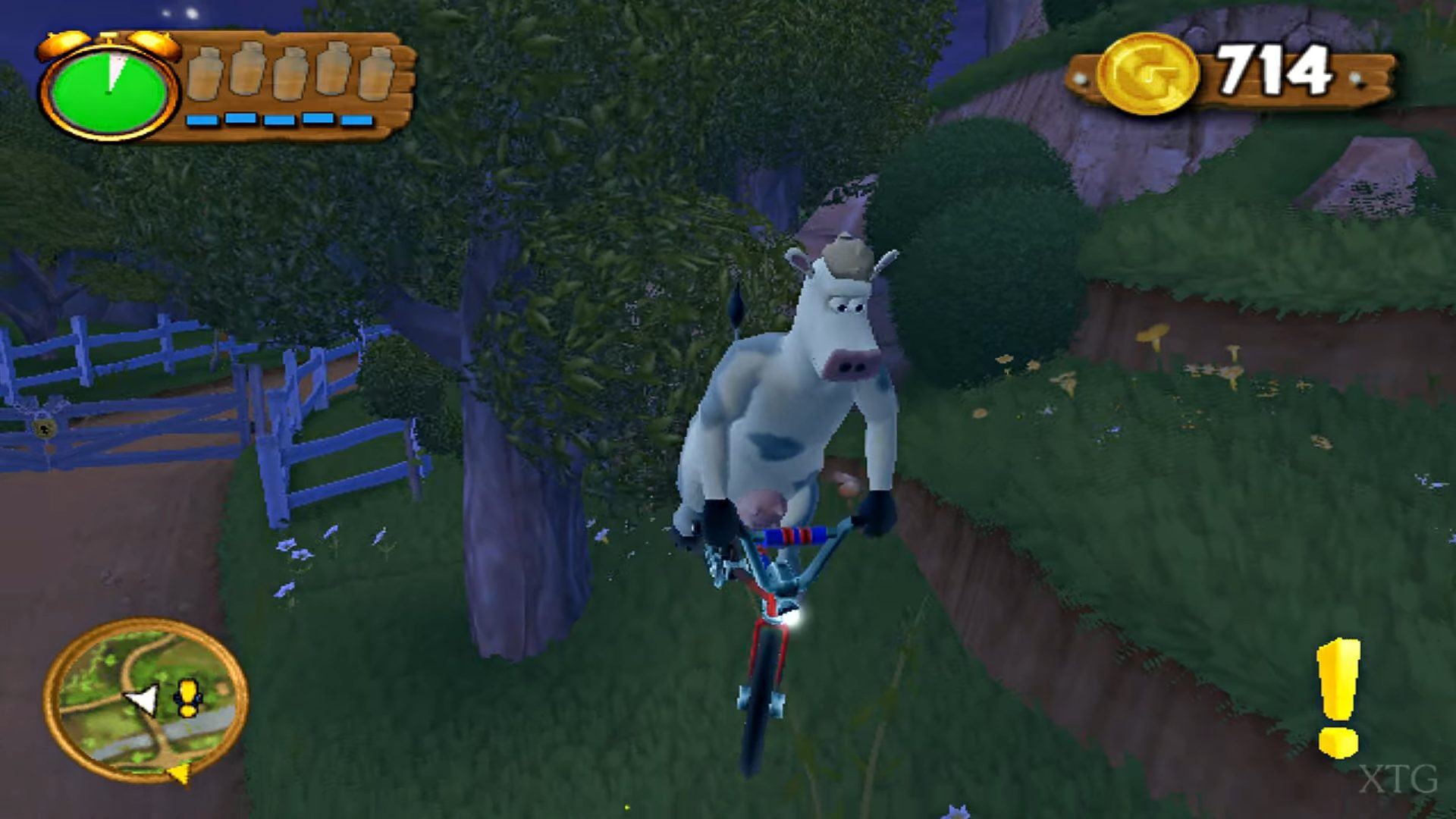 đĩa game ps2 barnyard ( game trẻ em )