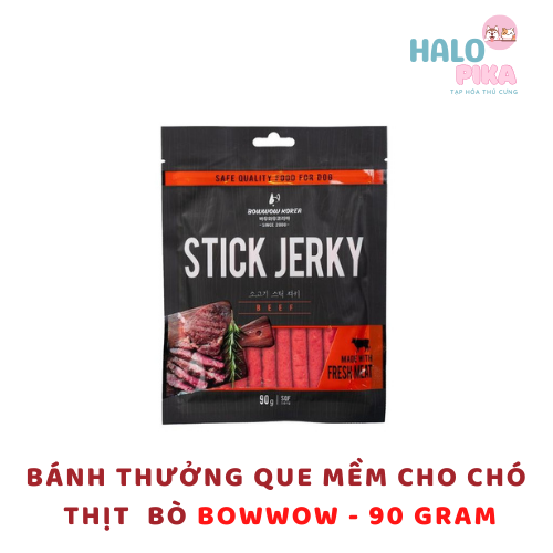 [HCM]Bánh thưởng que mềm cho chó  Thịt  Bò BOWWOW