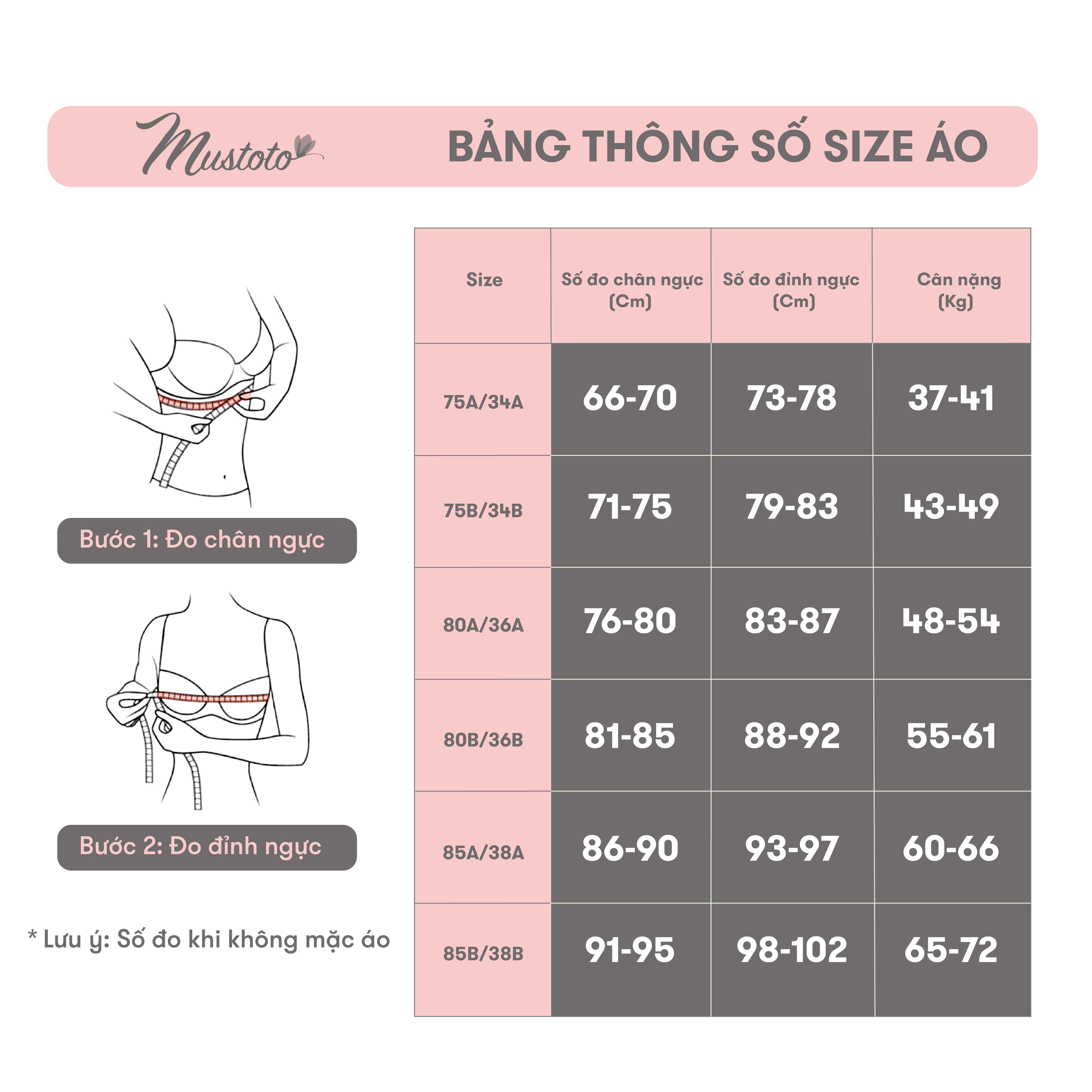Áo Lót Nữ Trơn Phối Ren Mút Mỏng (Mustoto MA47)