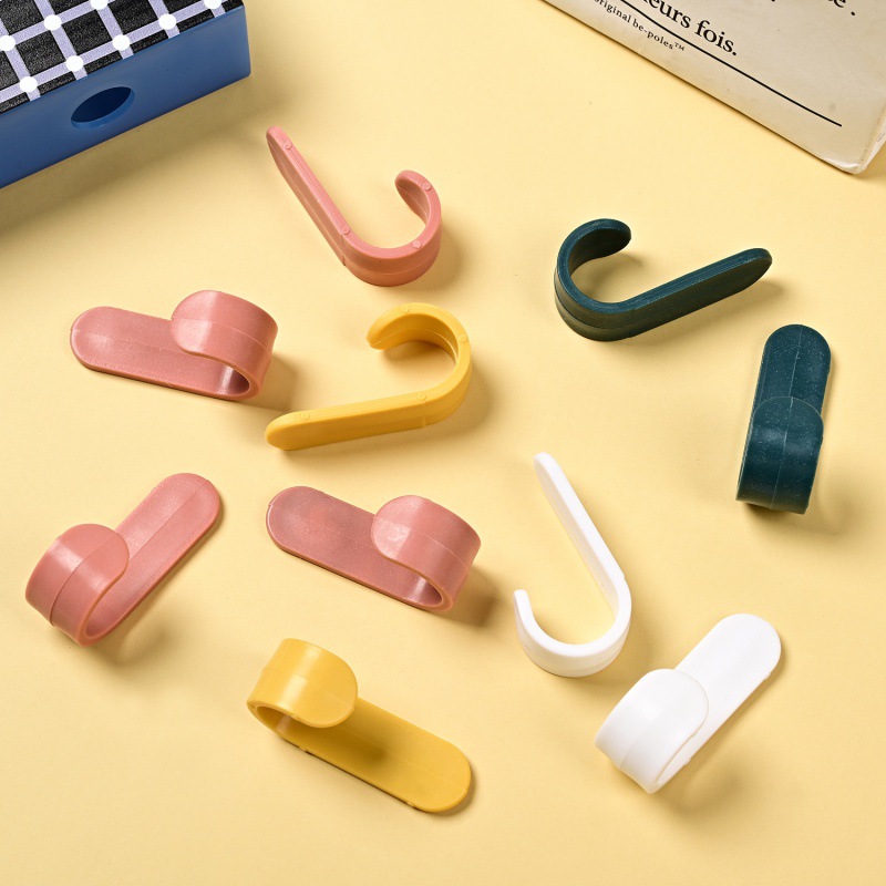 J shape mini wall hanger for hanging clothes