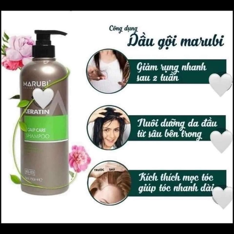 💁‍♀️DẦU GỘI MARUBI KARATIN 750ml