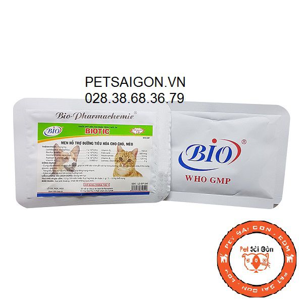MEN TIÊU HOÁ BIOTIC CHO CHÓ MÈO