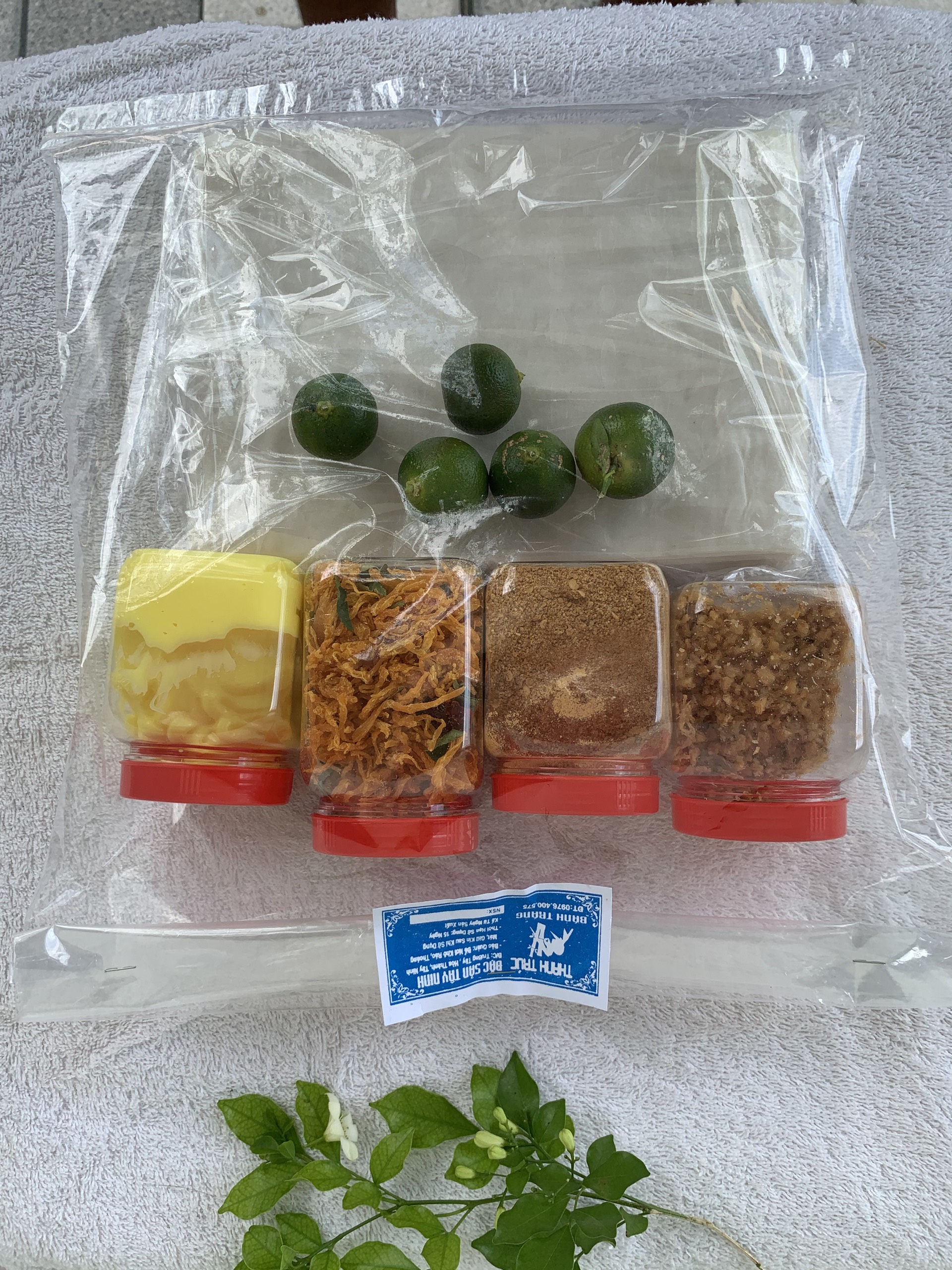 (Combo3_900gr)Bánh Sương+Khô Gà+Bơ+Muối Nhuyễn+Hành Phi