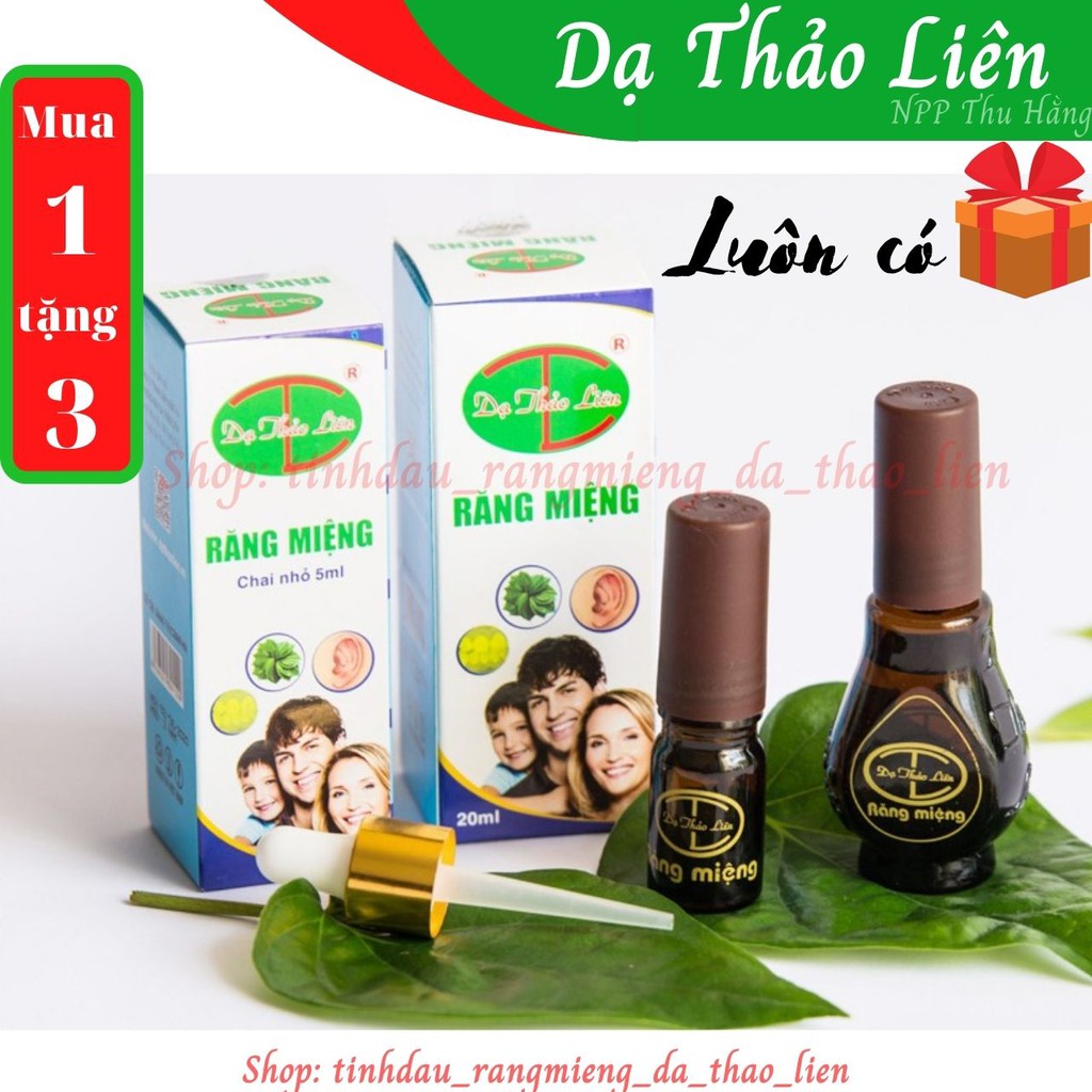 TỊNH DẦU RĂNG MIỆNG- DẠ THẠO LIÊN LOẠI 20ml
