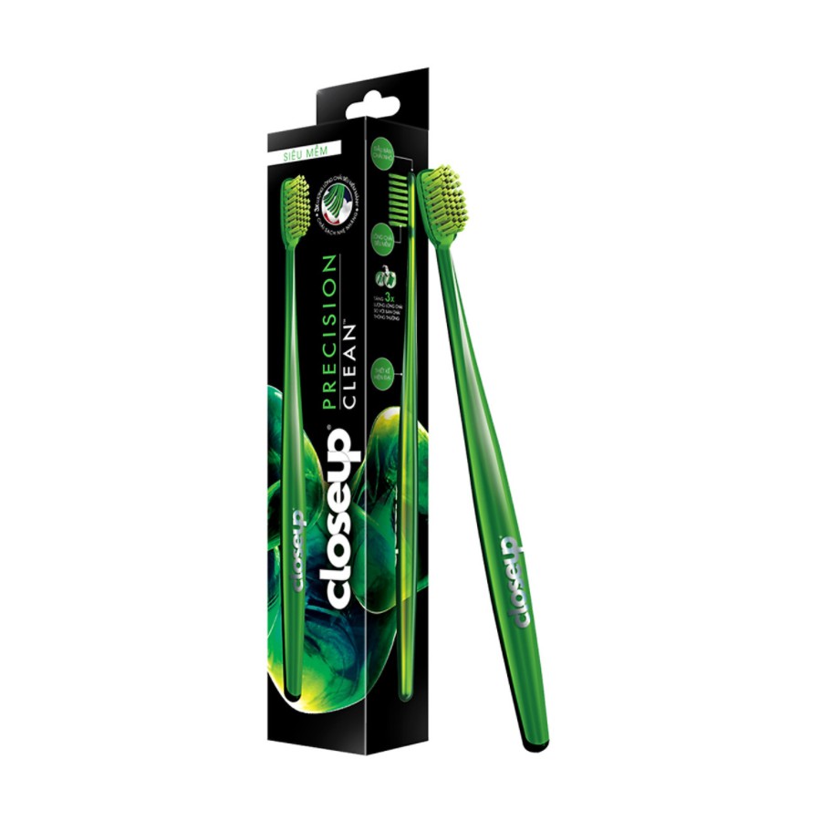 Combo Kem Đánh Răng Close Up Bạc Hà 230g + Bàn chải Precision Clean