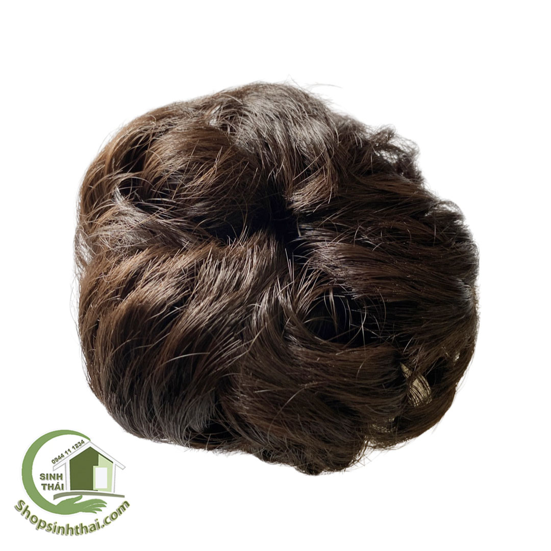 Búi tóc giả - Đồ cột tóc giả búi tóc - Búi tóc xù tự nhiên cột búi
