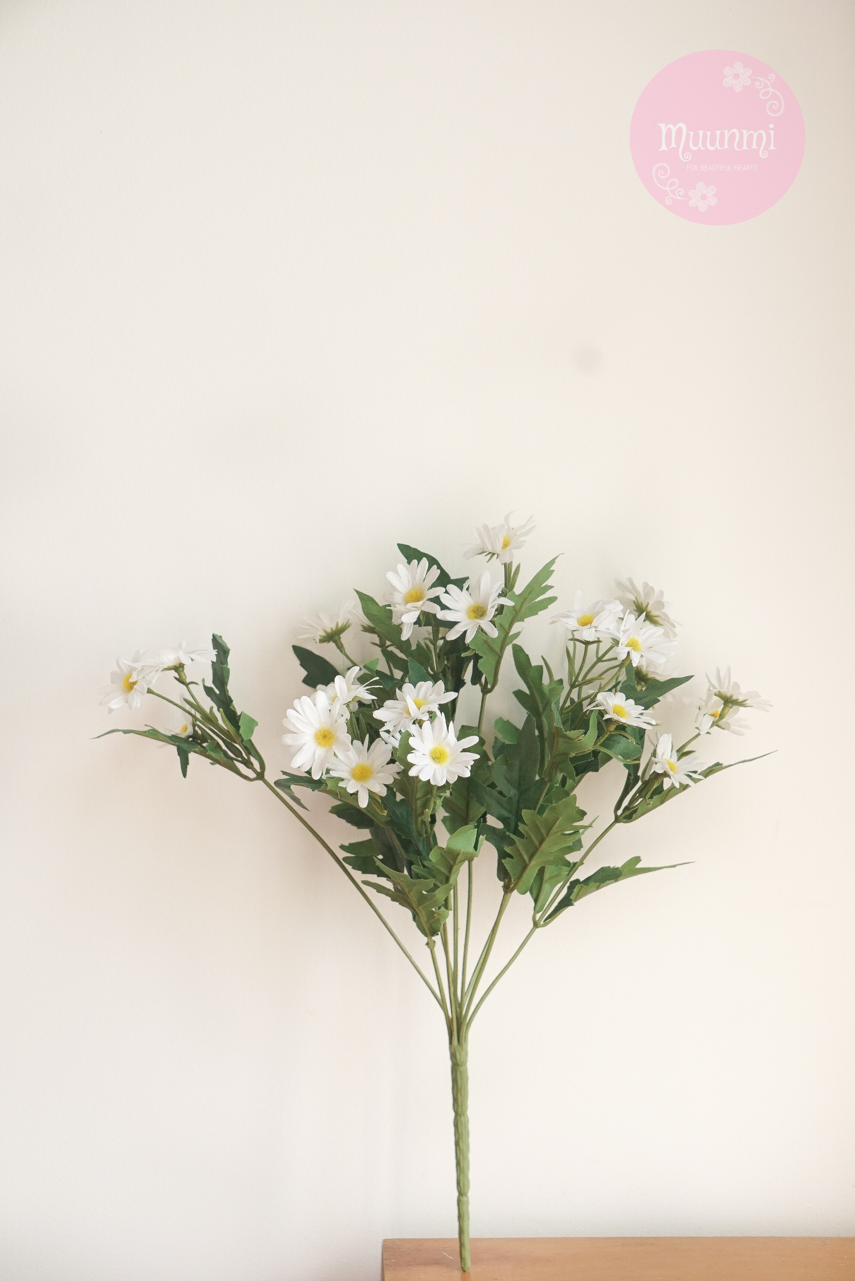 Hoa lụa 🌸  | Chùm hoa CÚC HOẠ MI trắng tinh khôi rất đẹp
