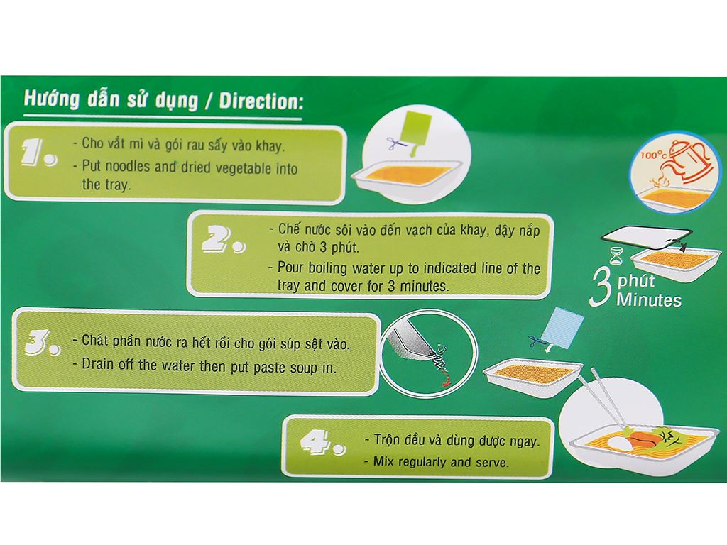 Mì xào Táo Quân thập cẩm khay 85g - BAT MUOI