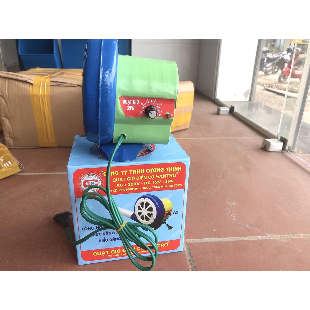 QUẠT KHÒ BẾP CÔNG NGHIỆP, BỄ THỔI LỬA 35W Có Chiết Áp