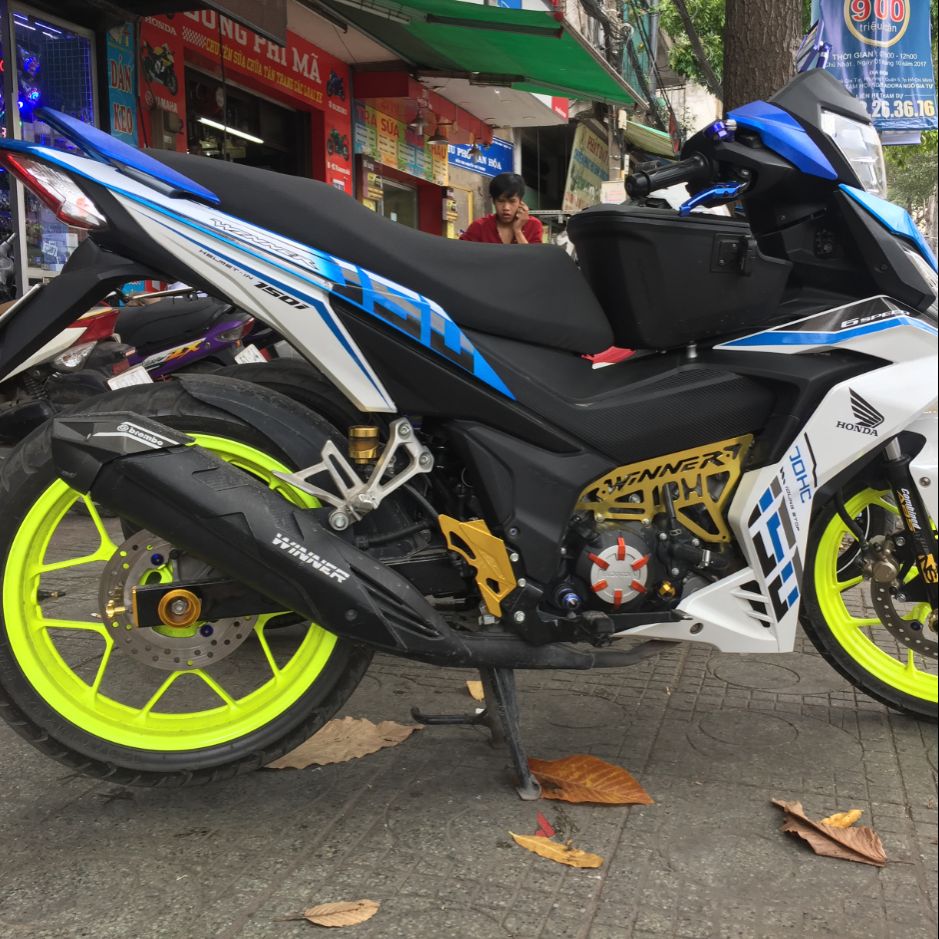 tem rời winner trắng xanh