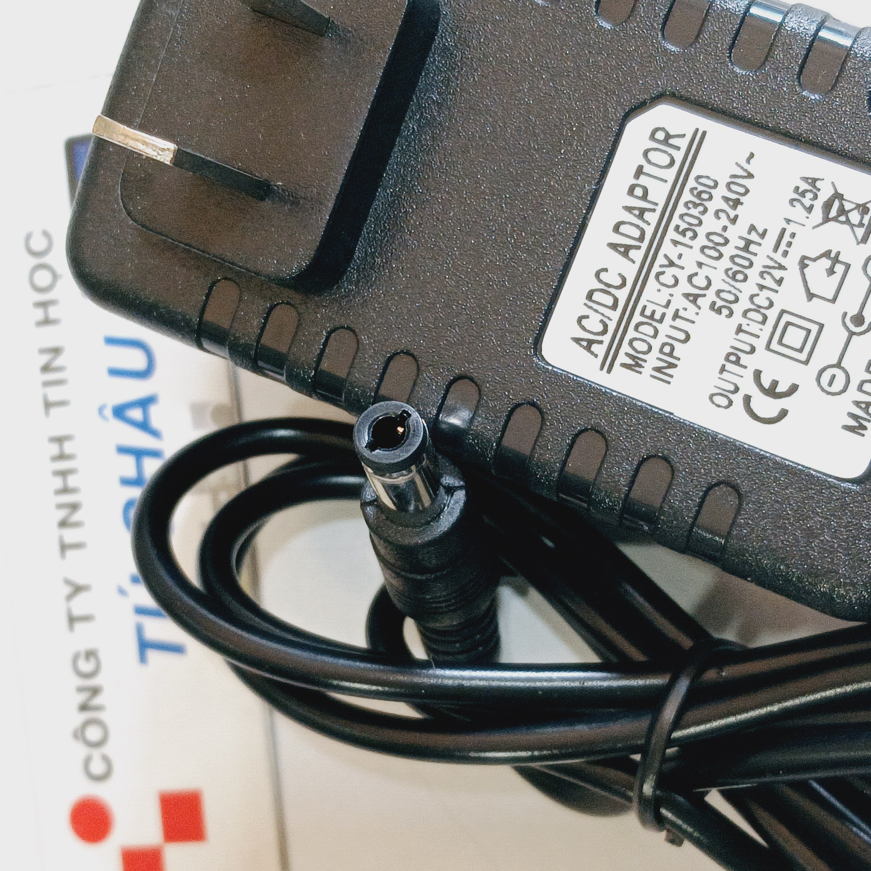 Adapter DC 12V - 1.25A (1250mA) / Đầu cắm 5.5mm X 2.1mm (NEW)