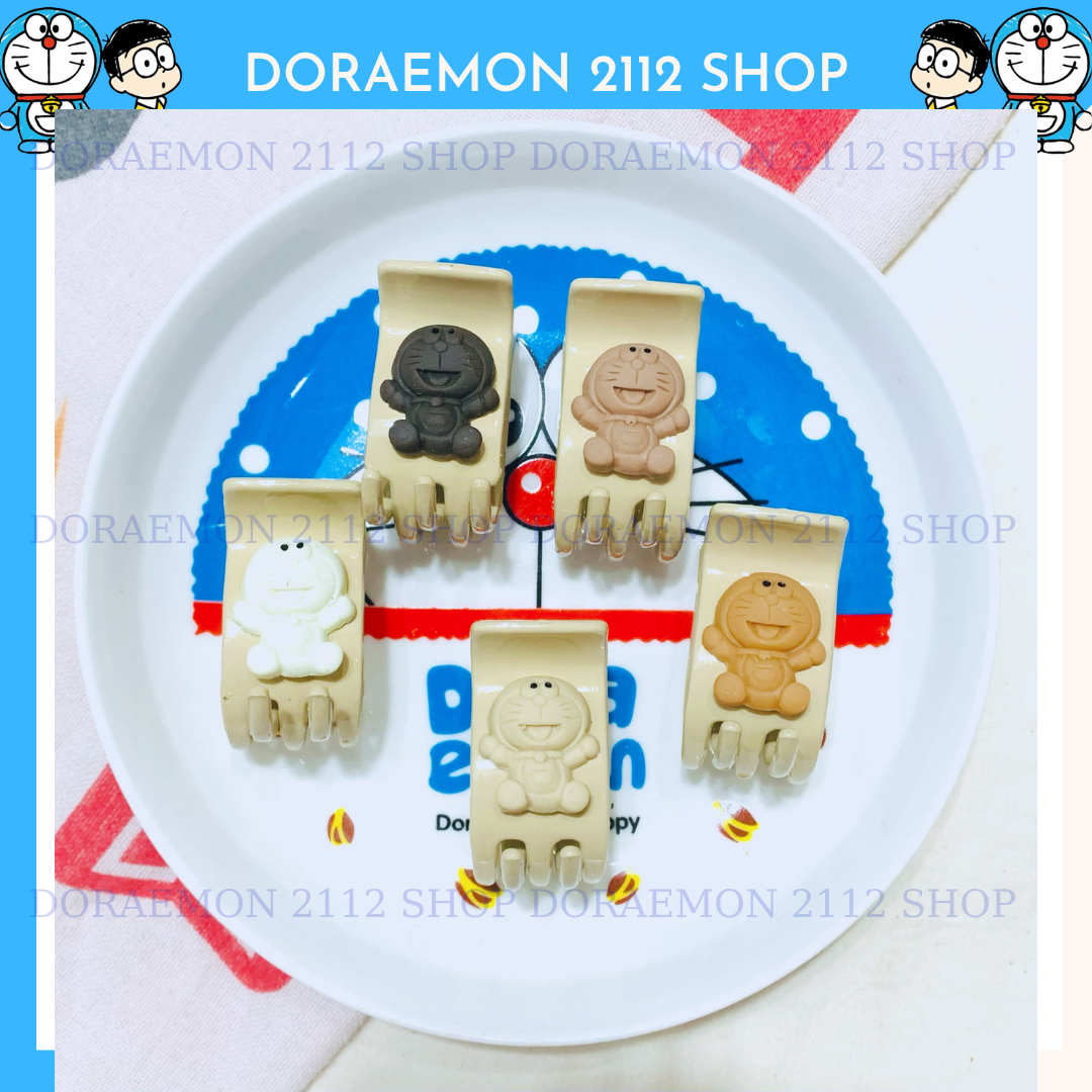 Kẹp tóc Doraemon Kẹp càng cua 5 răng 3 răng