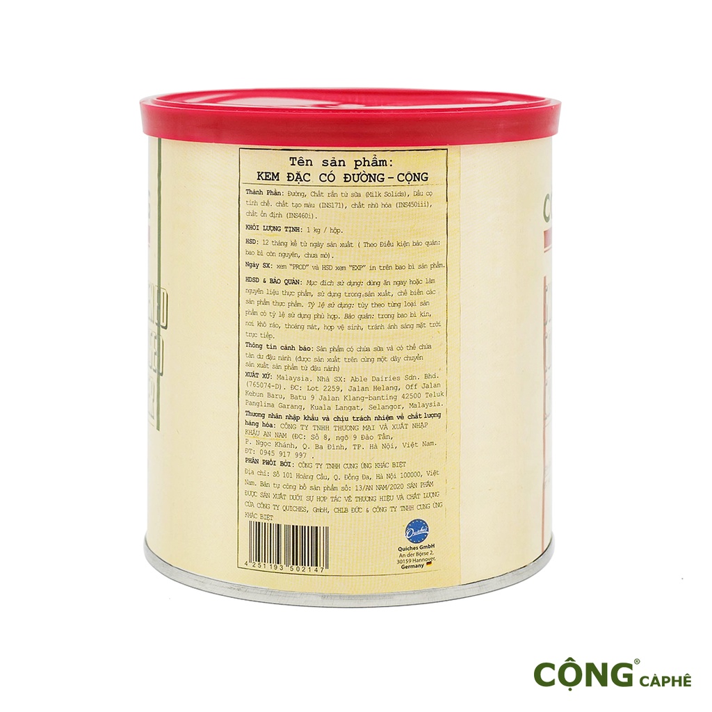 Sweetened Condensed Milk Plus 1kg Can Plus Coffee