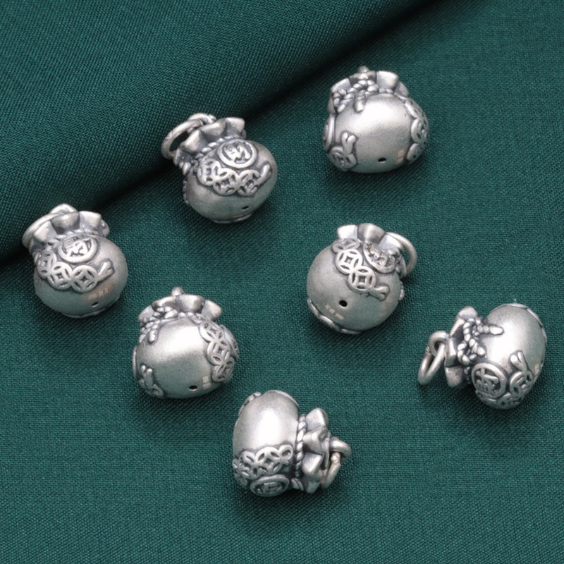 [S925] Charm bạc túi tiền - MH112