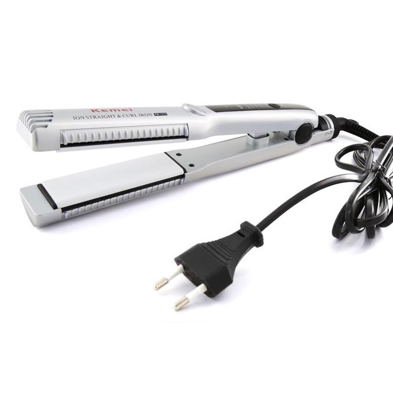 [HCM]Máy Kẹp Tóc Chỉnh Nhiệt Kemei KM 1279