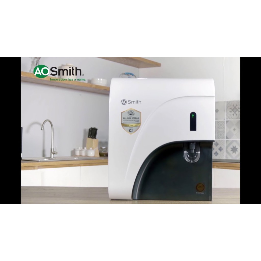 Máy lọc nước A.O.Smith C2,- MIỄN PHÍ LẮP ĐẶT. Thương hiệu Mỹ
