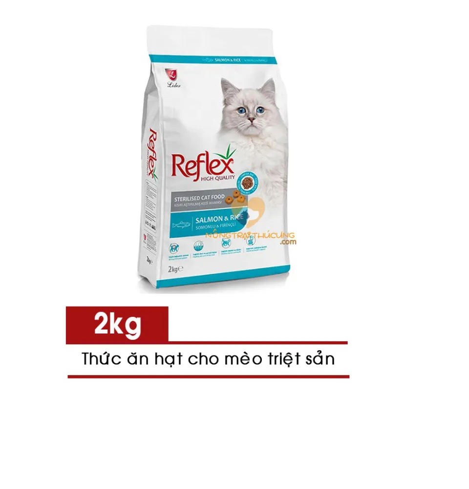 Thức ăn hạt cho mèo mọi lứa tuổi Reflex -2kg - NôngTrạiThúCưng