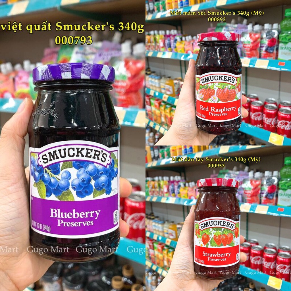 Mứt mâm xôi đỏ 340gram - Mỹ