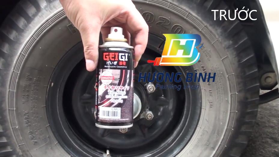 Chai xịt bóng lốp xe GEIGI - CM03