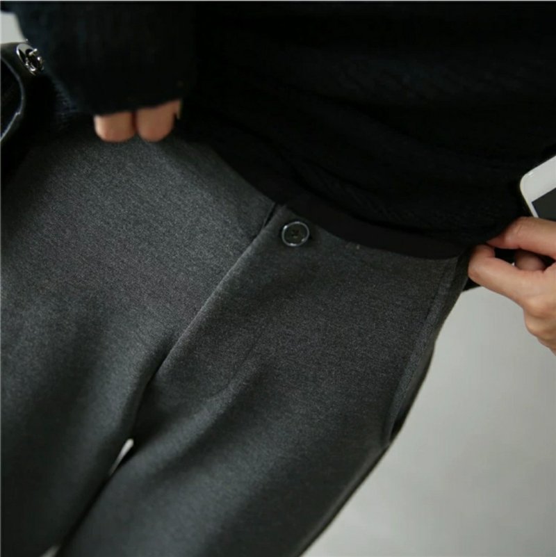 [ogniM Seoul] Quần jersey dáng baggy phong cách Hàn Quốc (Made in Korea)