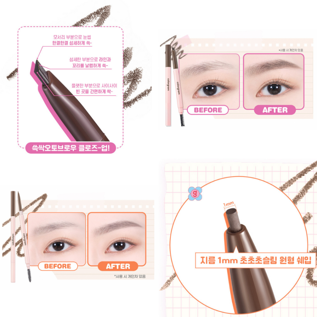 Chì kẻ mày COLORGRAM Brow Pencil