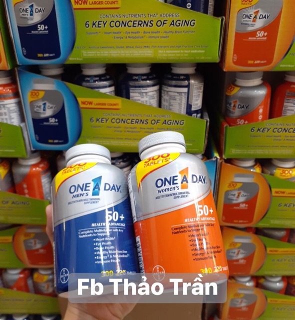 [HCM]Mẫu Mới- Viên One A Day Men’s 50+