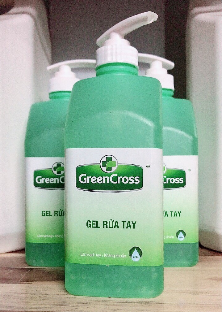 Gel/dd rửa tay khô Green cross Chai 500ml