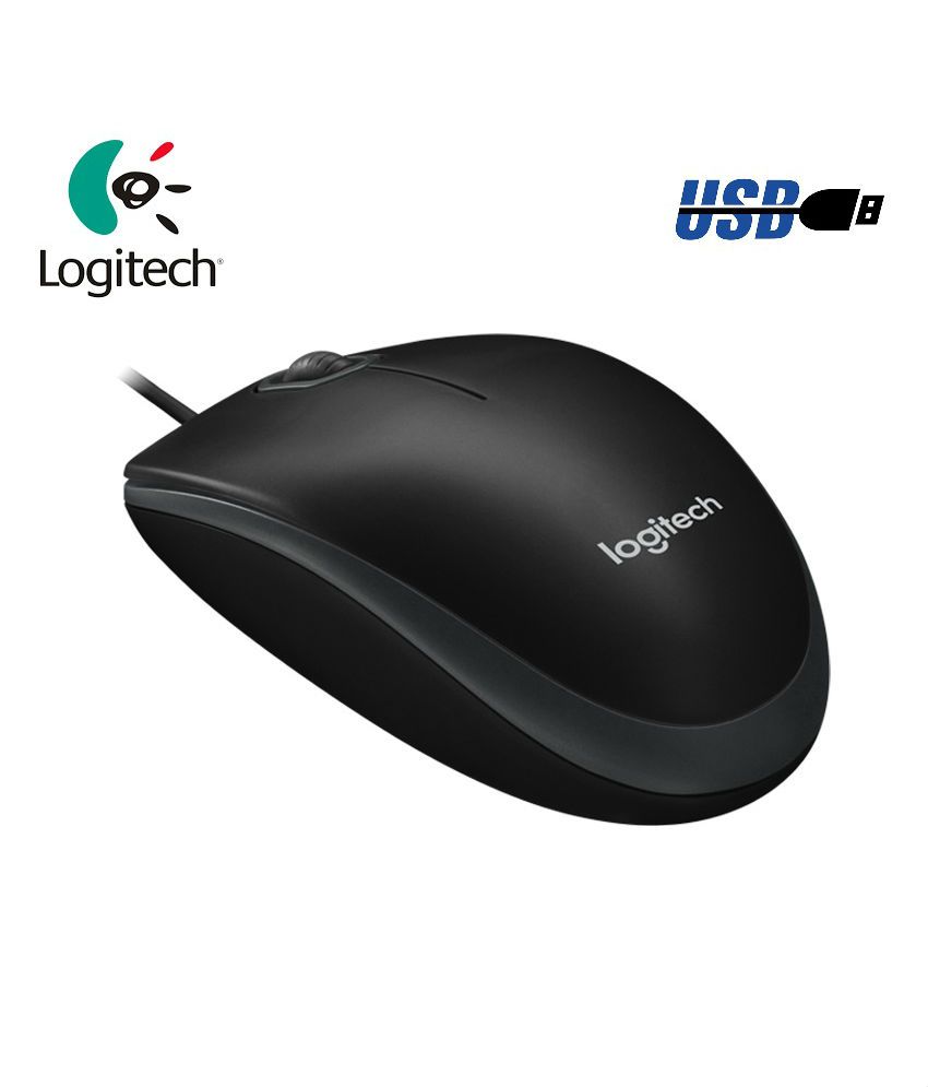 Chuột máy tính Logitech B100 (Đen)