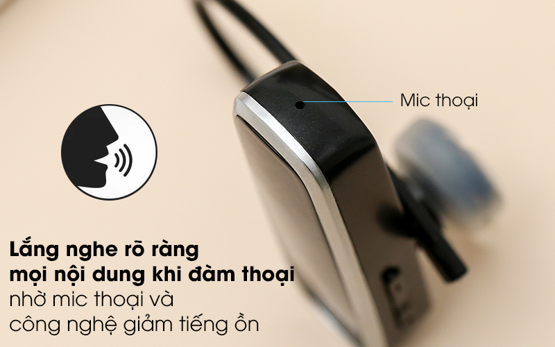 Tai nghe Bluetooth Pisen LE002+ ( Vỏ Mozard le003 ) Đen