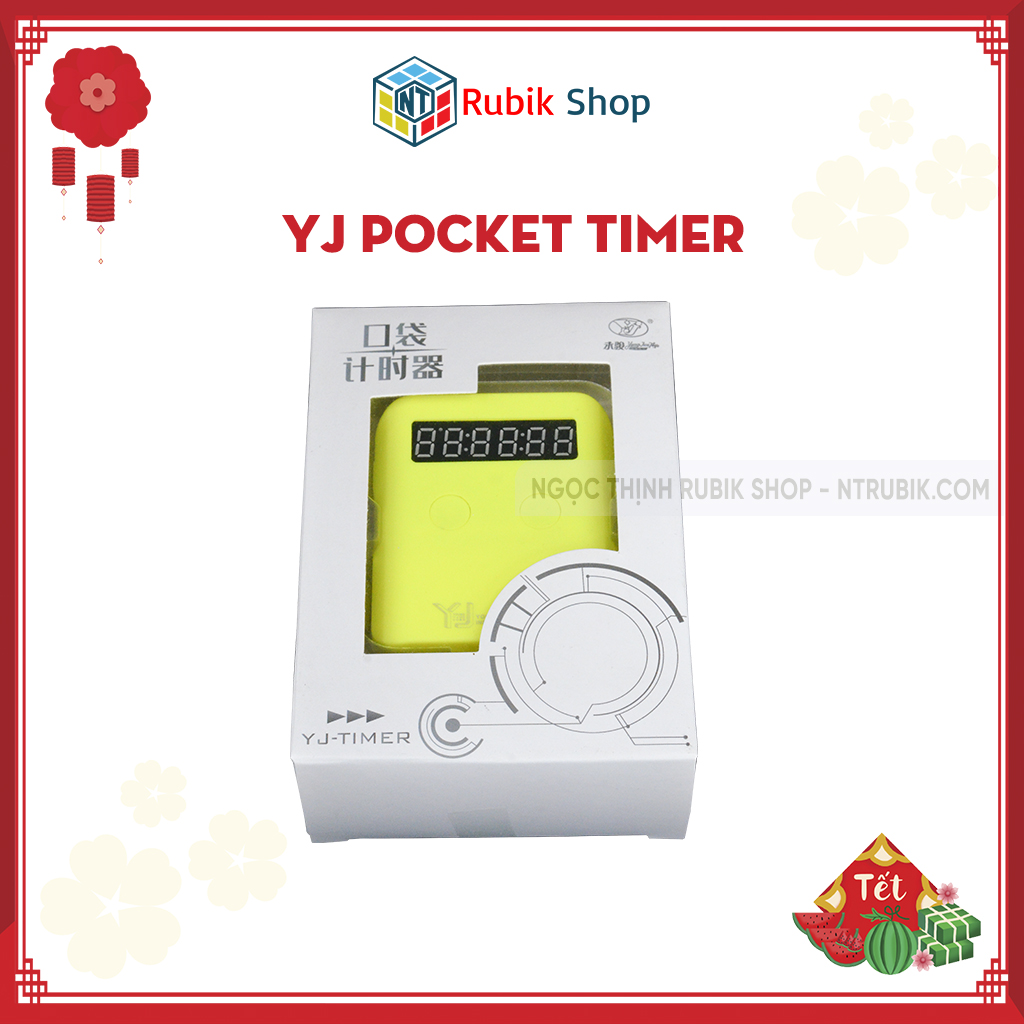 [Phụ Kiện Rubik] Thiết bị bấm giờ bỏ túi - YongJun Pocket Timer (Màu Xanh Dương/Xám/ Vàng)