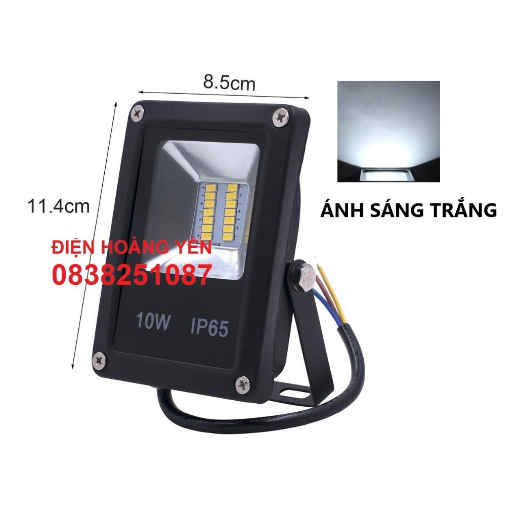 Đèn pha led 10w chiếu sáng ngoài trời sân vườn