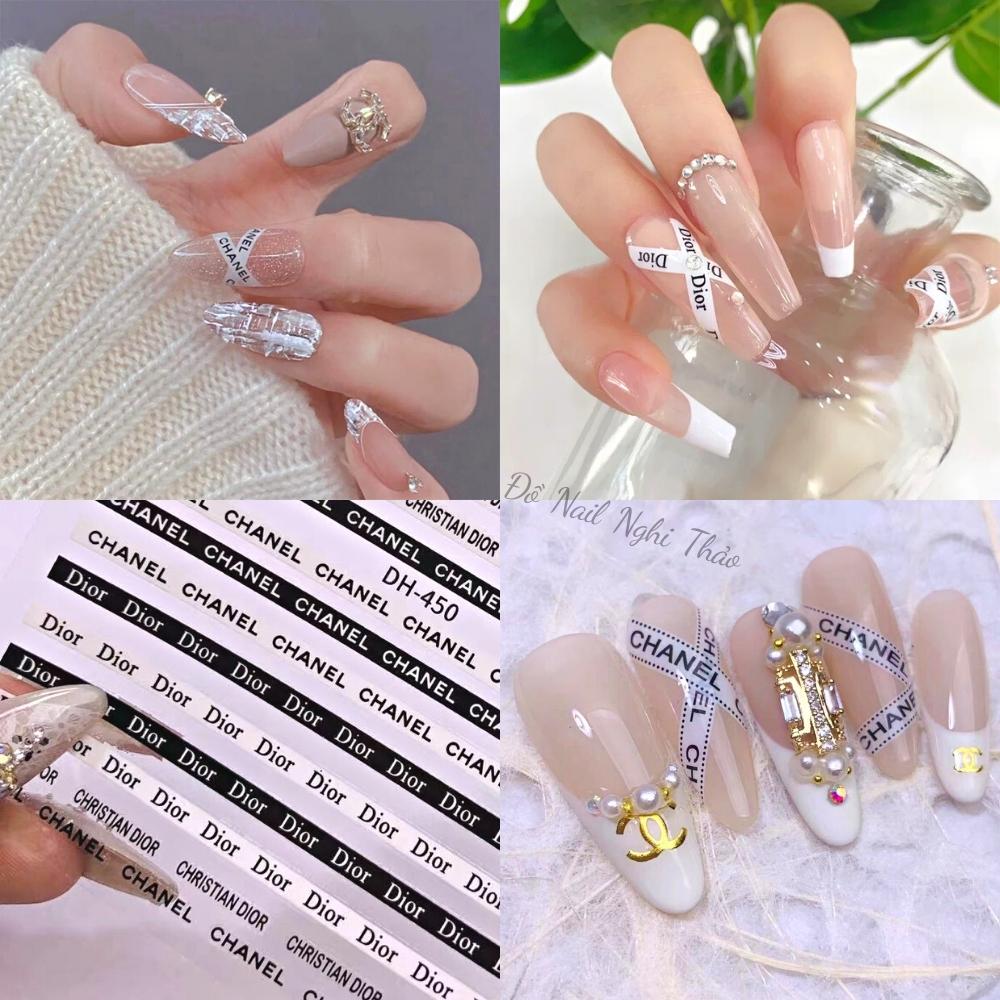 Sticker nail thương hiệu Nghi Thảo trang trí móng