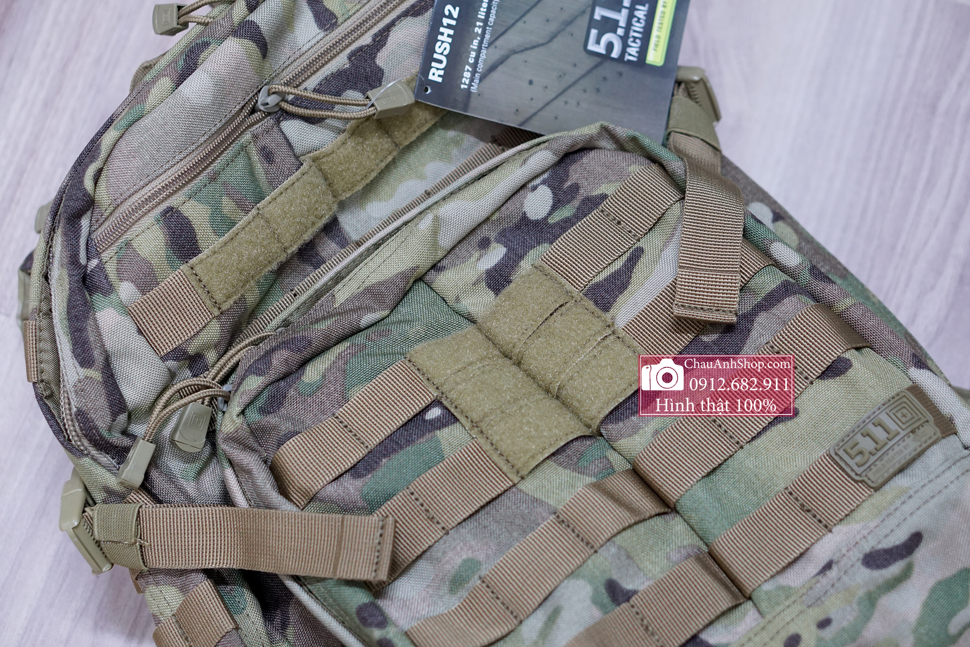 [HCM]Balo tactical Rush 12 màu multicam