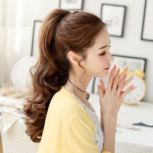 TÓC GIẢ KẸP NGOẠM XOĂN CAO CẤP