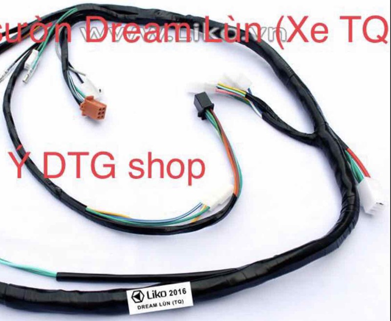 Dây Điện Sườn Xe Dream Lùn