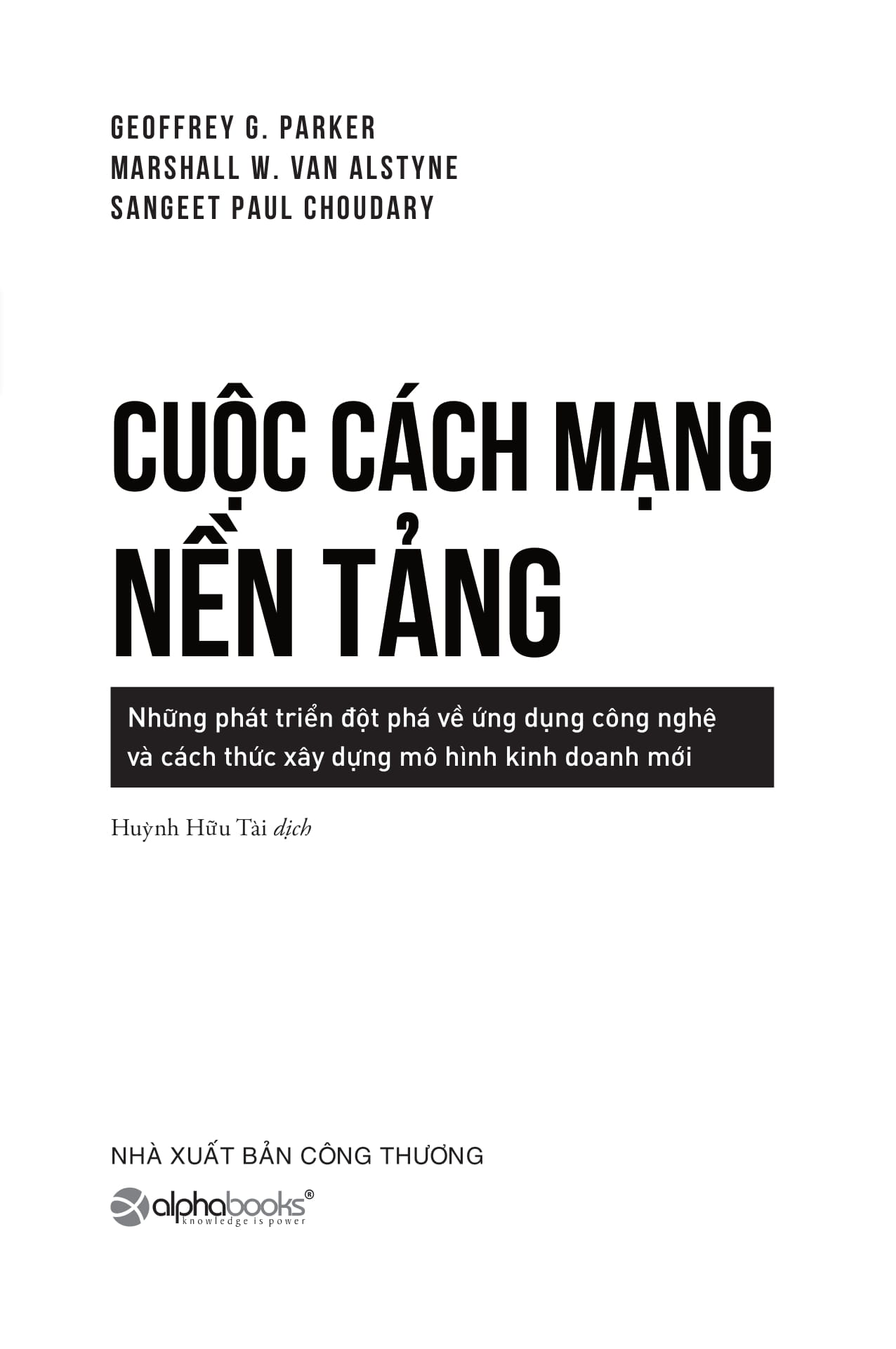 Sách - Cuộc Cách Mạng Nền Tảng