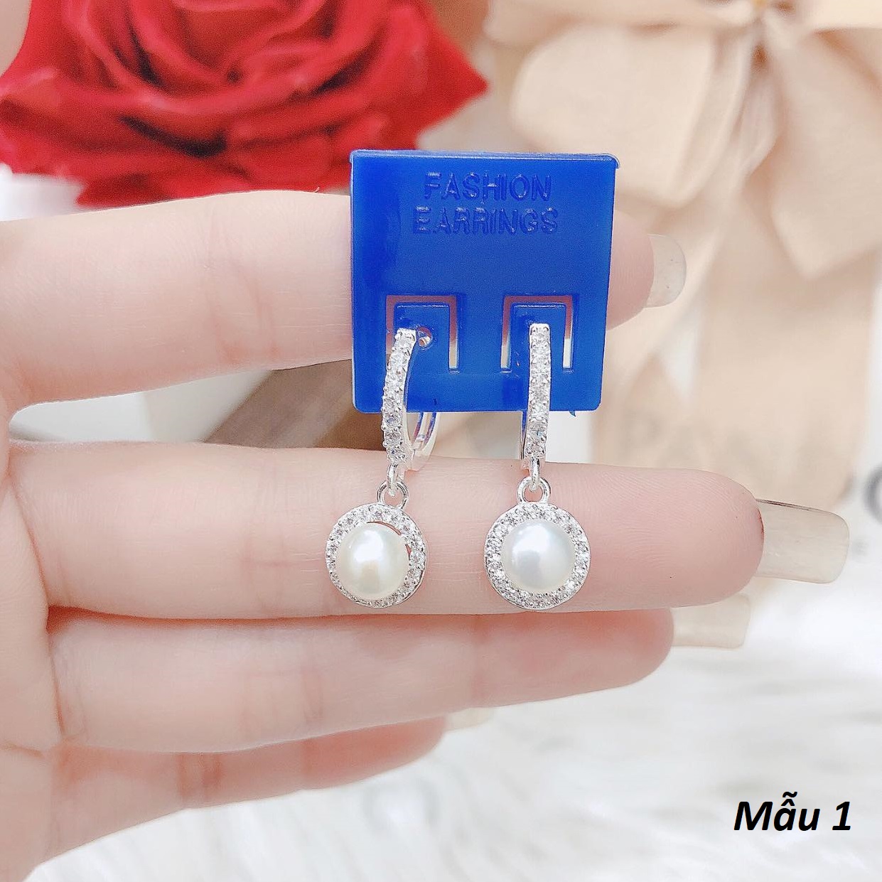 Bông tai bạc Ý các mẫu MS75d