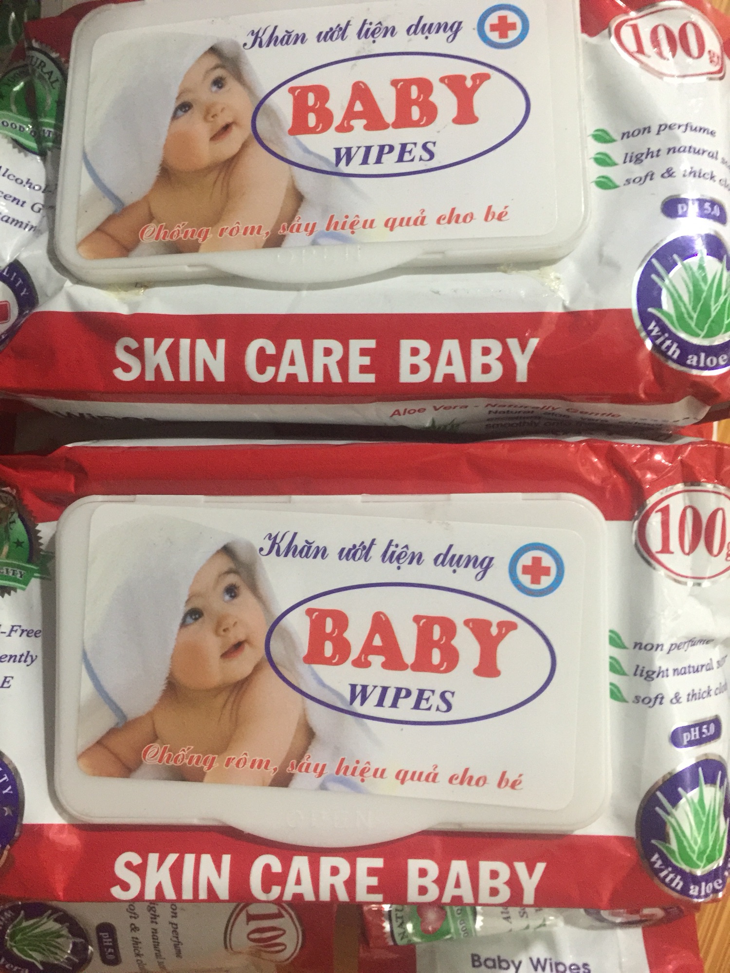 Khăn ướt Baby wipes 100 tờ