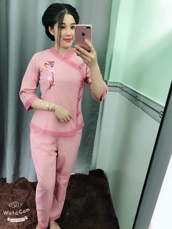 ĐỒ LAM ĐI LỄ CHÙA- MẪU TIM PHỐI