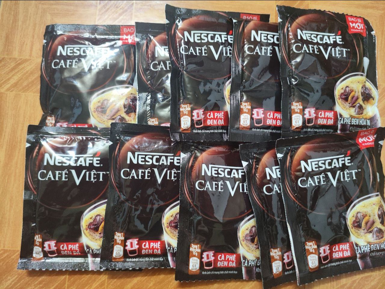 combo 10 gói nescafe sữa đá