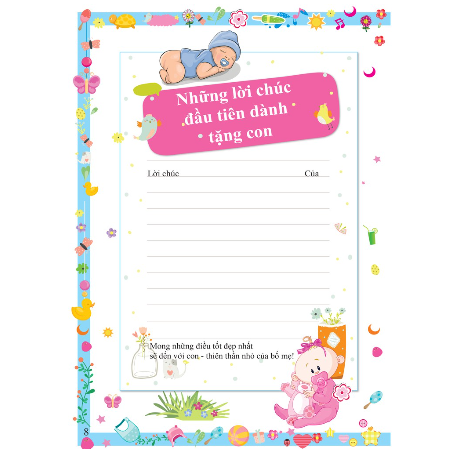 sách - A first five-year diary - Nhật Ký 5 năm đầu đời của bé