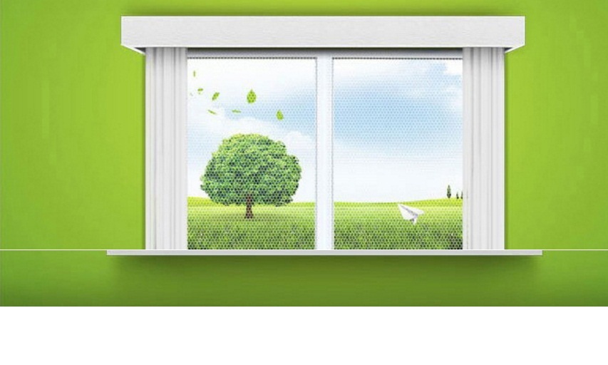 Lưới Dán Cửa Sổ Chắn Muỗi, Côn Trùng 1.3x1.5m (Trắng)