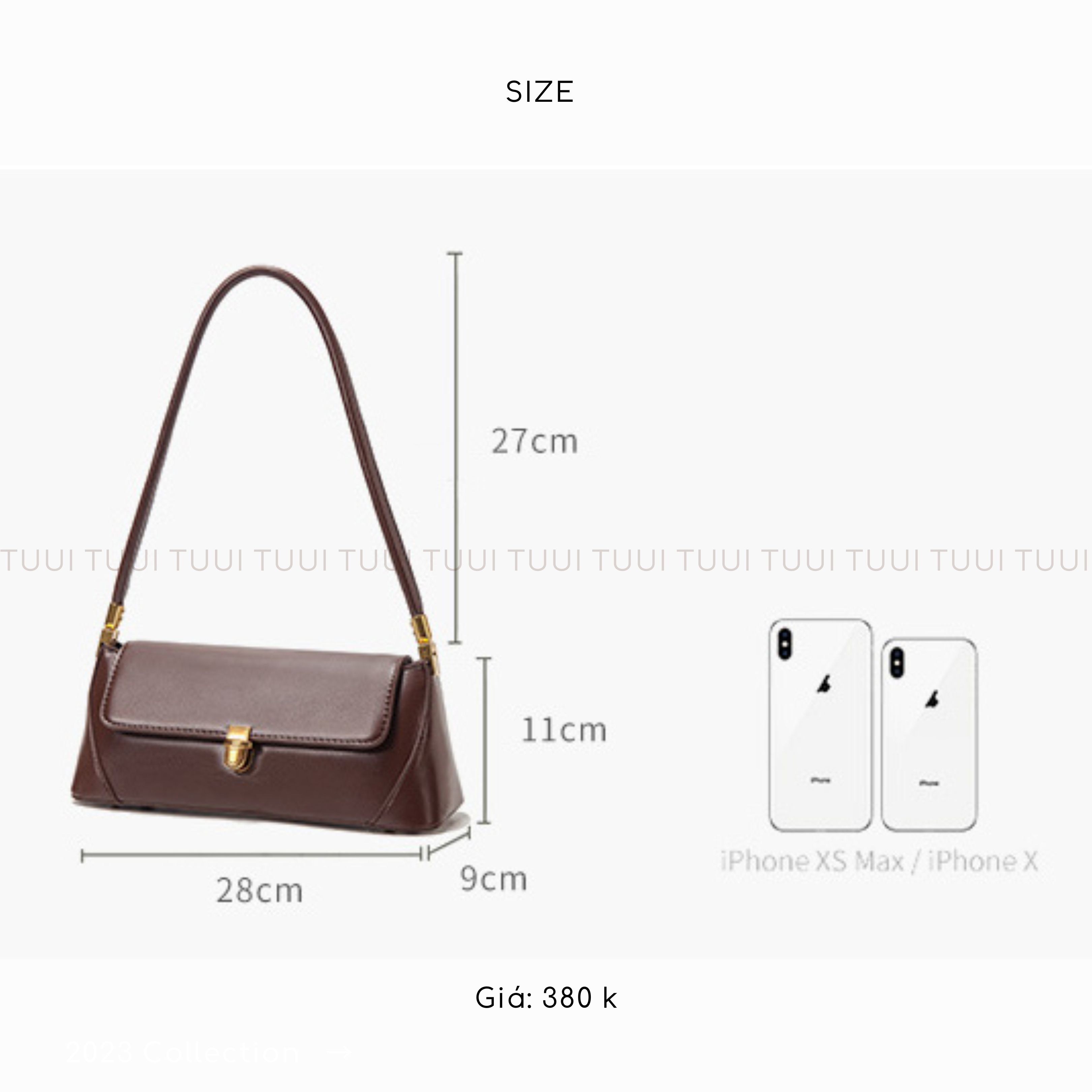 [Nhập LazXuHuong15 giảm 50k cho đơn 399k] Túi Xách Nữ ZOE Bag